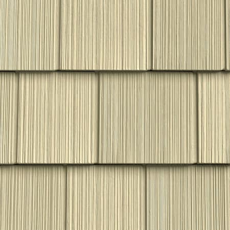 7in. W X 60 3/4in. L Exposure, Vinyl Perfection Shingles Total 100 Sq. Feet, 042 - Almond, 34PK